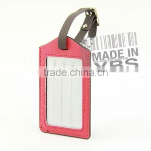 Custom Made Airplane Leather Luggage Tag thumbnail-2