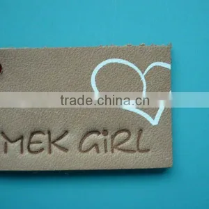 Real Leather Patch With Red Jewelry thumbnail-1