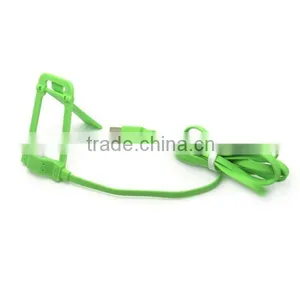 Cell Phone Holder Stand Fast Charging Long Data Syn Micro USB Sata Cable thumbnail-2
