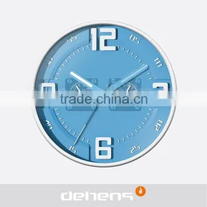 DEHENG Plastic Wall Clock With Temperature and Humidity thumbnail-2