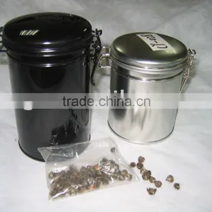 Tea Tin, Round Tin, Tin Can, Bulk Tea Tins thumbnail-1