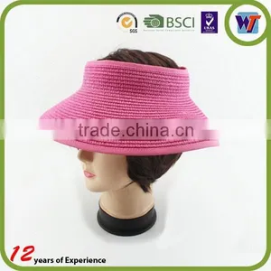 Wholesale Custom Waterproof Sun Visor Cap Short Plaid Visor Caps thumbnail-4