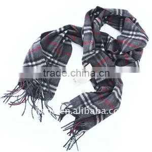 Wool Checked Pashmina thumbnail-1