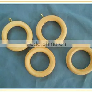 35mm Middle East Wood Teak Rod Rings thumbnail-1