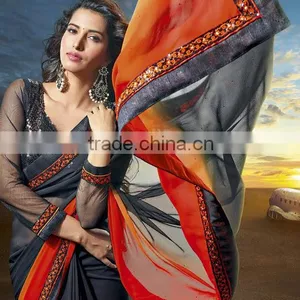 Indian Bollywood Replica Saree Online Shopping thumbnail-1