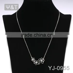 Earring Set Vogue Jewellery Diamond Chain Leaves Necklace thumbnail-4