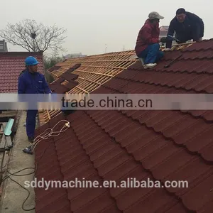 Colorful Stone Coated Steel Roofing Tiles Quotation in Uganda thumbnail-1