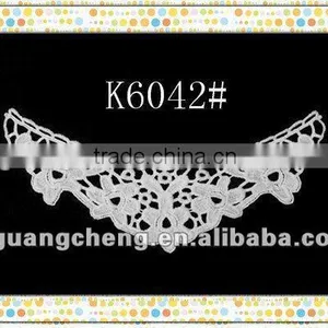 Machine Knited Crochet Cotton Lace Collars, Women Dress/ Blouse Neck Collars Factory thumbnail-3