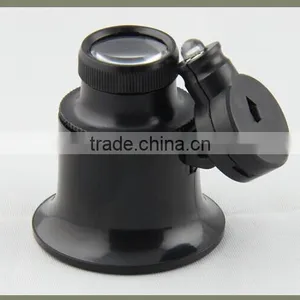 Single LED Light Round Plastic 20x Magnification Glass thumbnail-2