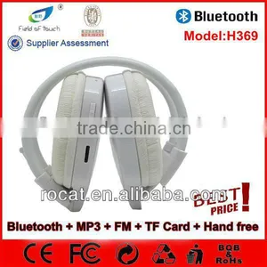 2014 Perfect Bluetooth Headset With Stereo Hifi Sound Quality and tf Card Slot fm Radio Function thumbnail-2