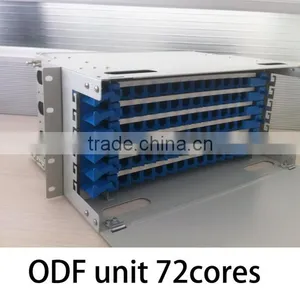 China Supplier Fiber Optic Equiment 19 Inch Rack Mounted ODF Unit Box 72 Core thumbnail-1