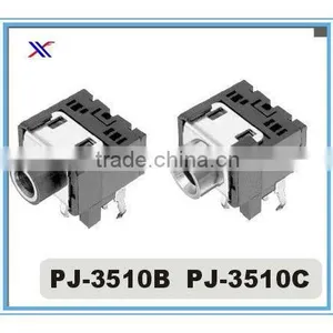3.5mm Mono Phone Jack PJ-3510B PJ-3510C,female Stereo Phone Jack thumbnail-1