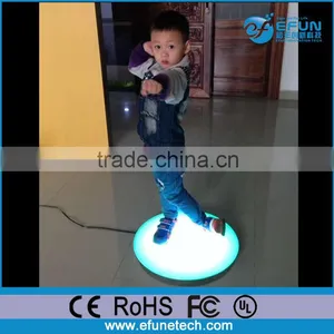 Hot 2017 Remote Control Touch Sensitive Round Dance Floor Interactive Floor Games for Kids thumbnail-1