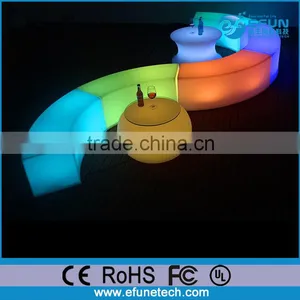 Salon Plastic Bar Stool Seats With Led Color Changing,fancy Shape Novel Bar Stool thumbnail-1