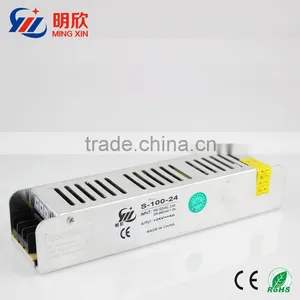 Strip Shape 100W Led Transformer Slim Case 100w 24v Switch Power Supply thumbnail-1