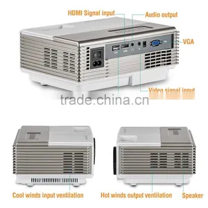 1500Lumens Mini Video Projector Wifi Projector Connect to Macbook Wirelessly thumbnail-5