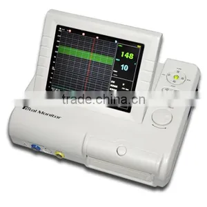 RFM-300A Portable 8.4 Inch Fetal Monitor With TOCO Ultrasonic Transducer Fetal Mark for Baby Heart thumbnail-3