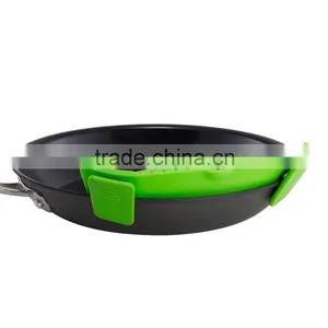 Food Pot Strainer Lid Pasta Kitchen Silicone Strainer thumbnail-5