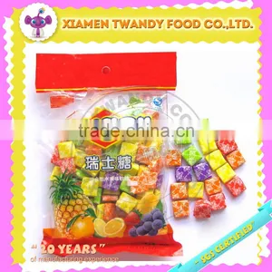 Swiss Sugar Mix Fruit Soft Cube Candy thumbnail-1