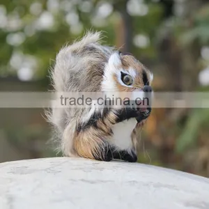 6 Inch Plastic Toy Squirrel thumbnail-1