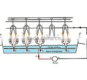 10000bph Waterbath Electric Chicken Stunning Equipment/Poultry Stunner thumbnail-3