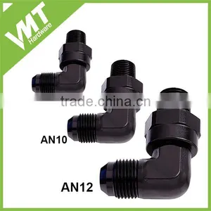 VMT Industry 90 Degree 1/2" NPT Swivel to Male AN8 Flare Fittings With O-ring thumbnail-4
