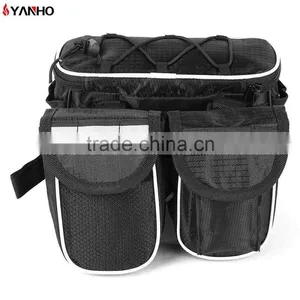 YANHO Bicycle Bags Cycling Packet Bag With Reflective Stripe Outdoor Tool 3 Packets / Set Bicycle Accessories Foldable Bag thumbnail-1