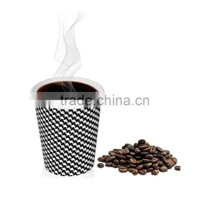 Printed Paper Cup Custom Print Disposable Corrugated Ripple Coffee Paper Cups thumbnail-3
