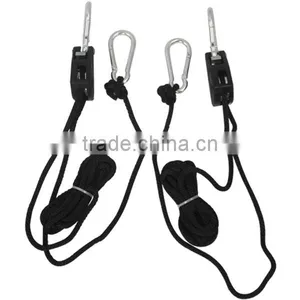 1/8" Rope Ratchet Adjustable Grow Light Hanger for Hydroponics Greenhouse thumbnail-2