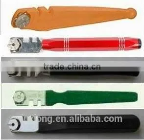 Germany Style Six-trolley Glass Cutter Wooden Handle thumbnail-1