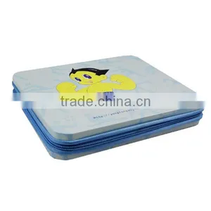 R149 Square Zippered Cosmetics Tin Case thumbnail-1
