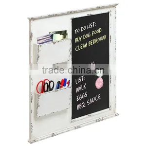 2 Mail Organizer Shelves Metal Home Decor Antique thumbnail-1