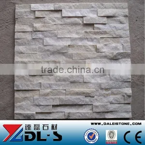 Natural Rough Crystal White Quartz Wall Cladding Stone Exterior Wall Tile thumbnail-4