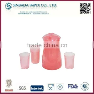 1.2L Collapsible Water Cooler Jug With 4 Cups thumbnail-3