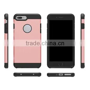 Multi Color TPU + PC Combo Protective Phone Case for IPhone 7 Plus thumbnail-1