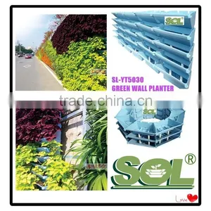New Products Flower Wall Planter Plastic Garden Wall Pots and Vertical Garden Kits thumbnail-3