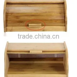 Bamboo Wood Bread Box,kitchen Bread Box, Bread Box thumbnail-2