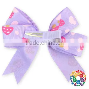 Pink White Dots Baby Boutique Wholesale the Ribbon Boutique Hair Clips Hair Accessories for Kids thumbnail-6