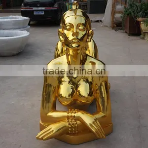 Electroplate Lady Landscape Sculpture thumbnail-4