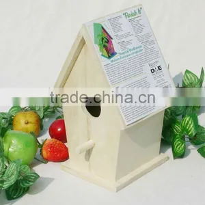 Cute Handmade Wooden Birdhouse ,wooden Craft for Sale thumbnail-1