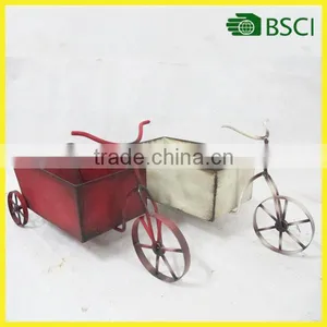 Metal Bicycle for Flower Pot for Home and Garden thumbnail-1