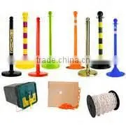 Yellow Water Filled Plastic Portable Traffic Road Barrier thumbnail-1