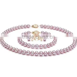 Lavender 6-6.5mm AAA Quality Freshwater Pearl Jewelry thumbnail-1