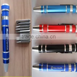 Multifunction 6/8/9/bit Screwdriver Aluminium Pen Style Kit thumbnail-1