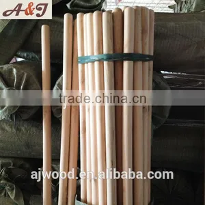 Natural Wooden Mop Stick 120*2.2 cm With Italian Screw thumbnail-3
