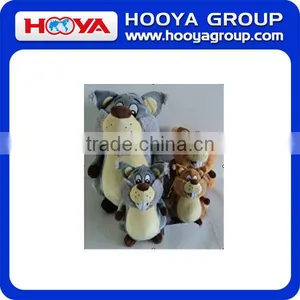 20CM 2-COLOR BEAVER SHAPED PLUSH TOYS thumbnail-1