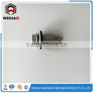 Zinc Plated Hex Head Self-drilling Screws/ Galvanized Hex Head Self Drilling Screws EPDM Washer thumbnail-1