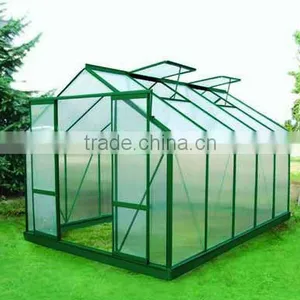 8x12ft Garden Aluminum Greenhouse With Cheap Price thumbnail-1