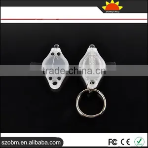 Custom 365nm UV Led Flashlight Keychain With Insulating Piece,Wholesale Purple Light Keychain thumbnail-3
