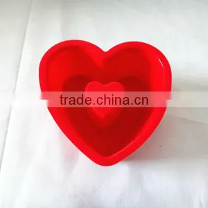 Heart Shape Silicone Cake Mould, Cake Tool for Chrismas,human Shaped Cake Mould thumbnail-1